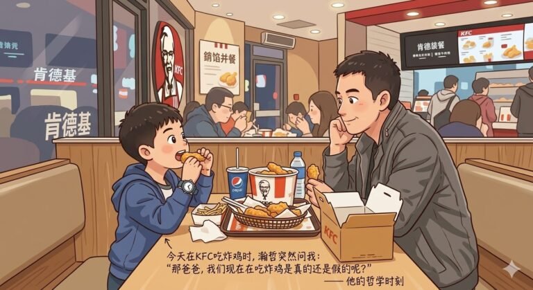 瀚哲的哲学时刻：炸鸡店里的真假世界